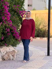 Simply T-Shirt - Maroon