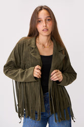 Fringe Suede Jacket