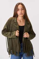 Fringe Suede Jacket