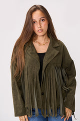 Fringe Suede Jacket