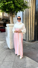 Striped Dress _ Rose