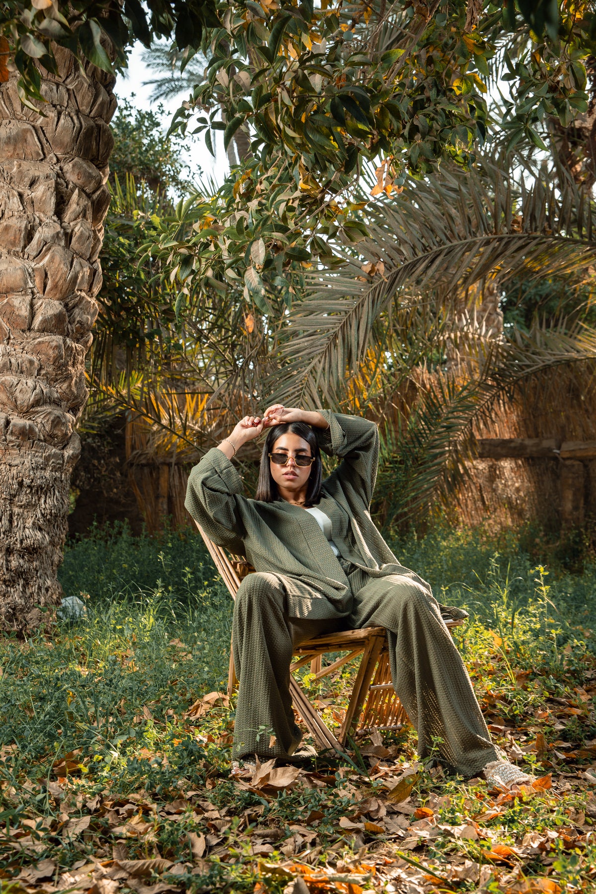 Cloudy Set - Olive