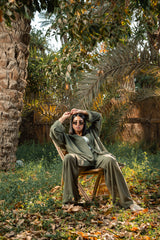 Cloudy Set - Olive