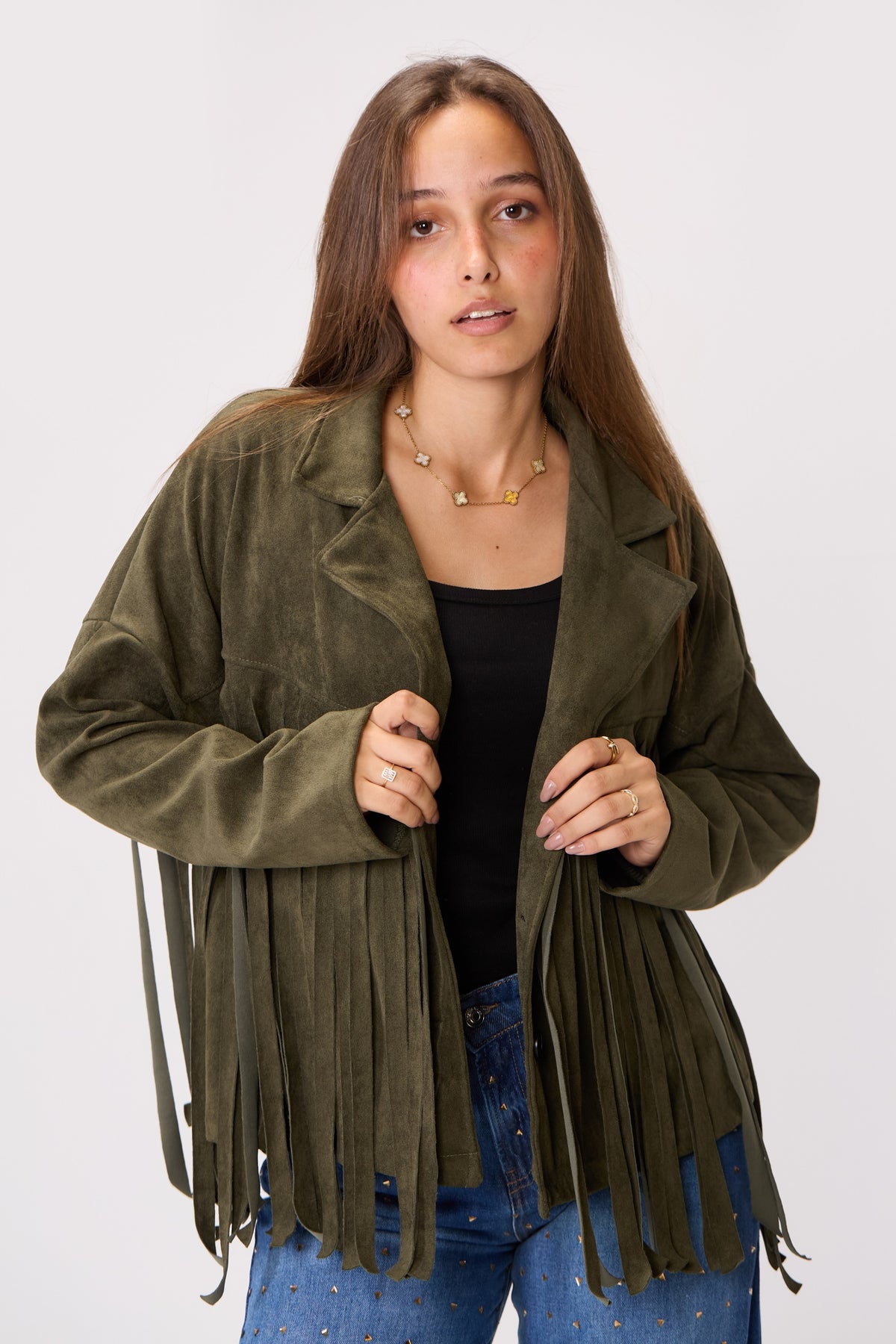 Fringe Suede Jacket