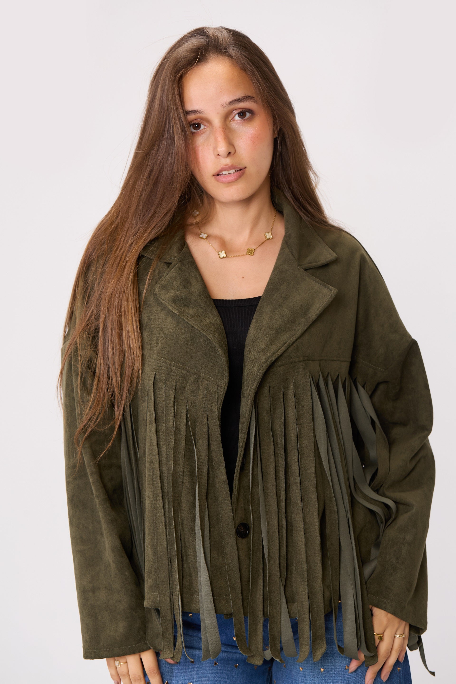 Fringe Suede Jacket