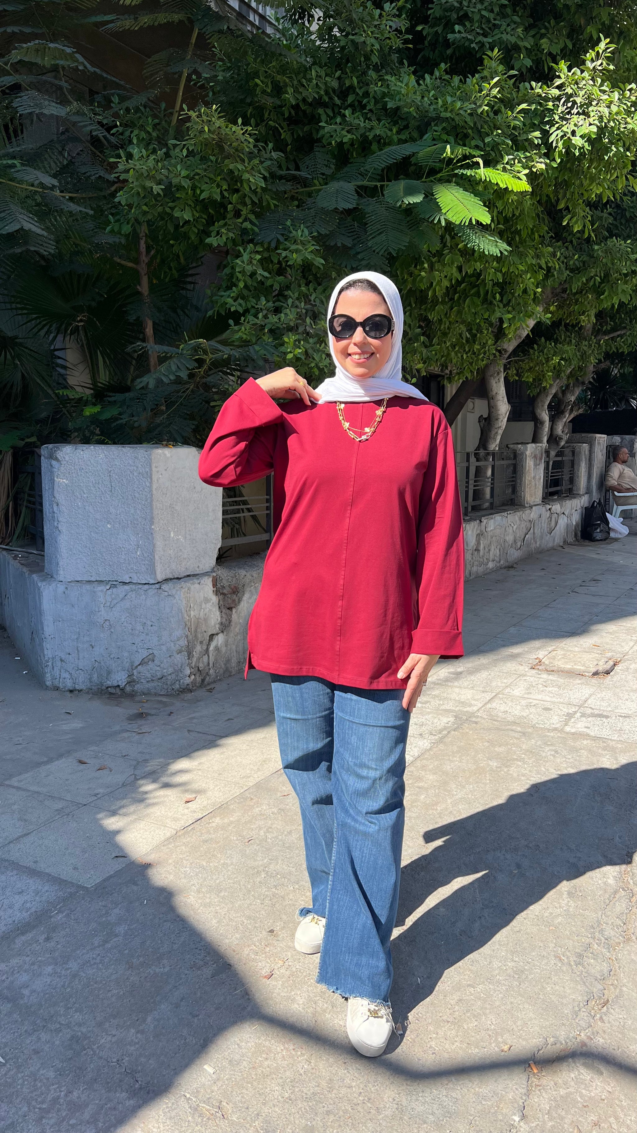 Simply T-Shirt – Maroon