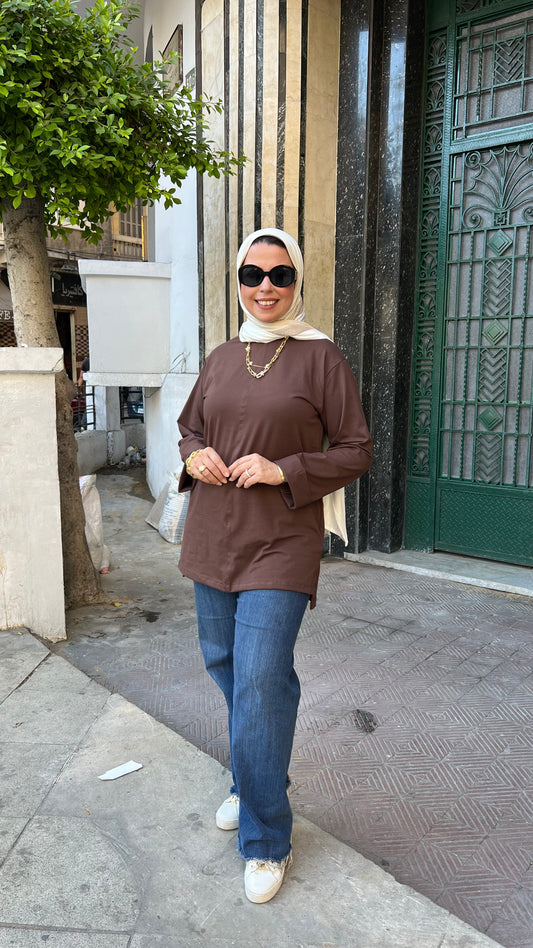 Simply T-Shirt - Brown