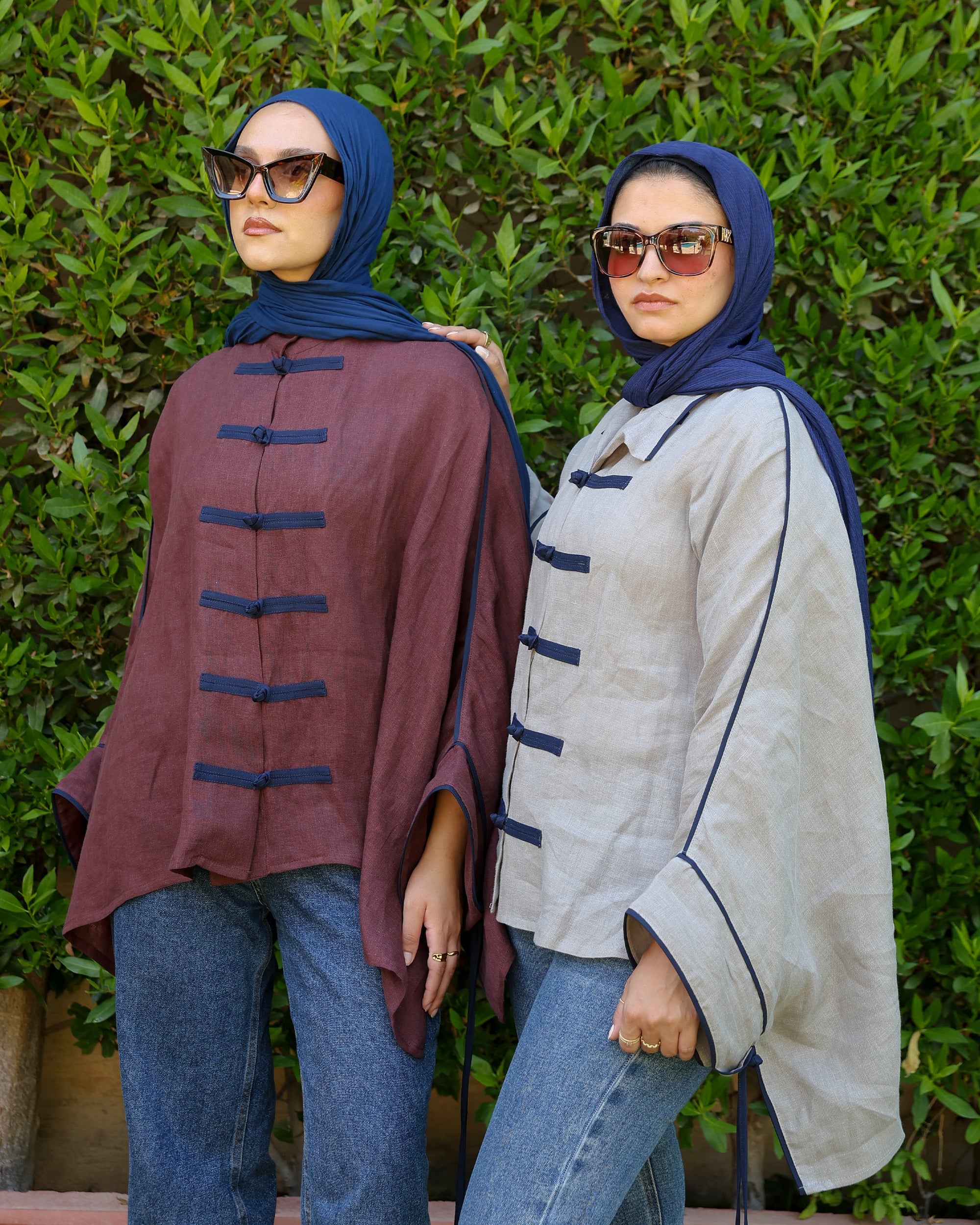 Banfseg Chinese Linen Blouse - All Colors Lifestyle